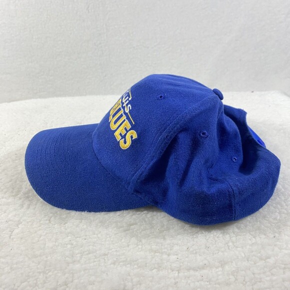 St. Louis Blues Hat Blue NHL Logo 7 Athletic Adjustable Snapback Embroidered - Picture 5 of 12